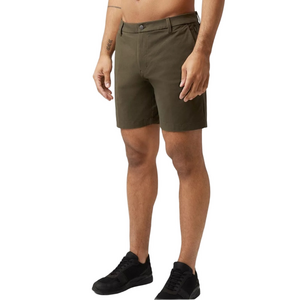 Lululemon Mens Commission Shorts Olive Gray Sz 32 EUC 7" Retail $88